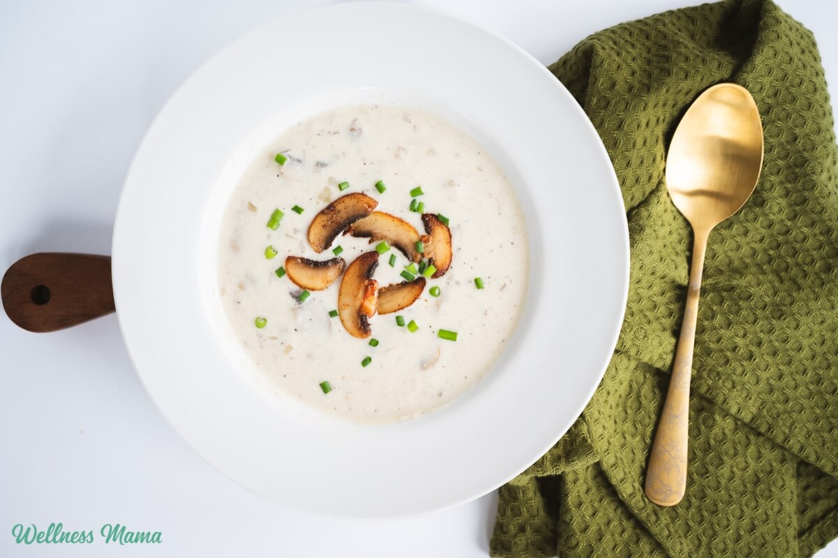 Homemade Cream of Mushroom Soup