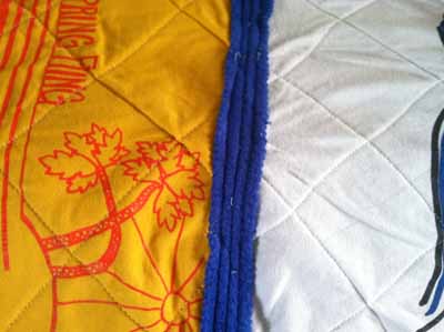 t shirt quilt easy tutorial diy seams